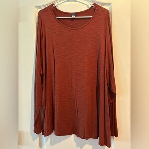 Old Navy Women's Terracotta Long Sleeve Tunic